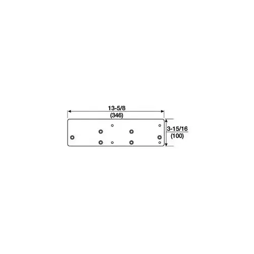 NORTON 7786-BSP Narrow Frame Drop Plate for 7500 Series