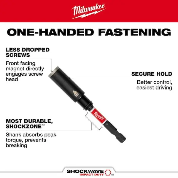 MILWAUKEE 48-32-7903 Shockwave Impact Duty 3in Bit Holder