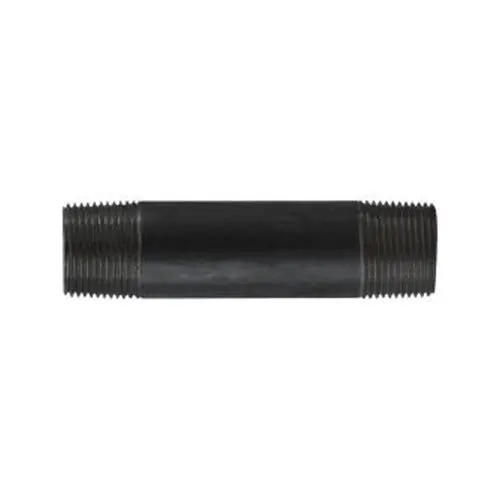 Midland Industries 57100 Welded Pipe Nipple 1 in Diameter Black Steel