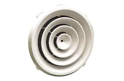 HART & COOLEY 570562 HC RZ16 Round Plastic Ceiling Diffuser