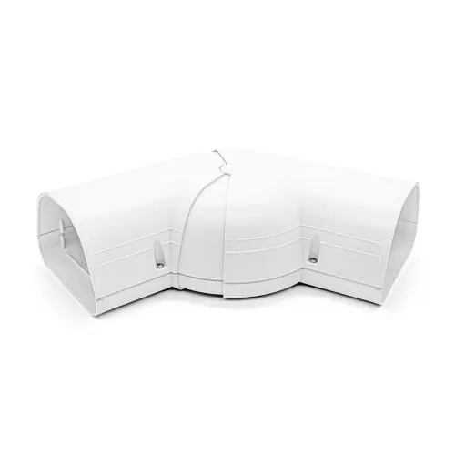 RECTORSEAL 84146 Fortress Lineset Cover 4.5 inch 45-90 Degree Adjustable Flat Elbow