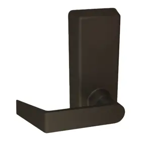 VON DUPRIN 230L-BE-695LHR06 Passage 06 Lever Trim with Blank Escutcheon Plate