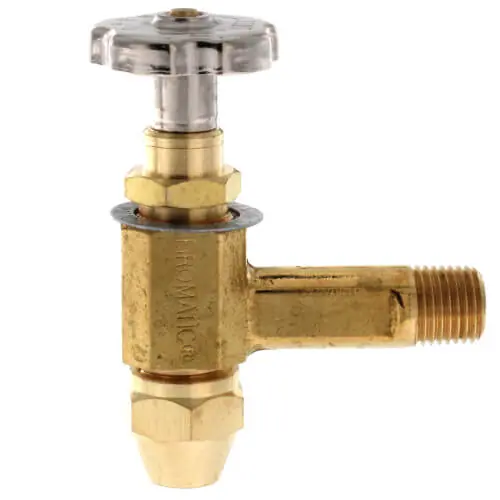 FIROMATIC 12230 Fusible Burner Angle Valve 3/8 ODF x 1/4 MPT