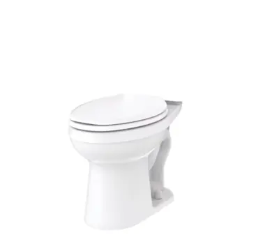 GERBER PLUMBING FIXTURES GVP31528 Viper ErgoHeight Elongated Toilet Bowl, White