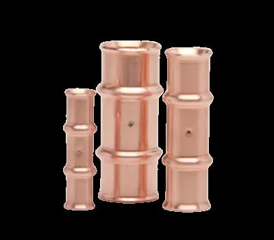 RAPID LOCKING SYSTEM 3011121200111 Refrigerant Copper Press Coupling, With Stop, Press x Press, 3/4