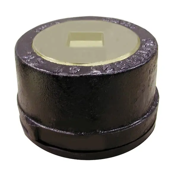 Fox Foundry C36014 Cast Iron Push-On Service Weight Cleanout with Countersunk Plug