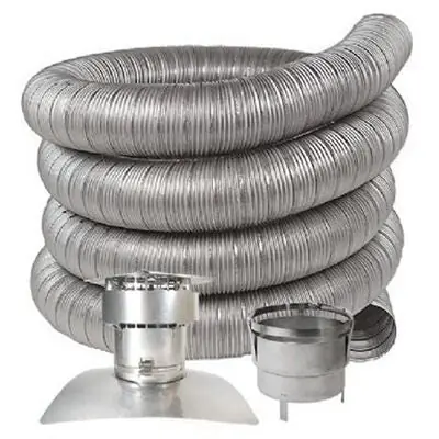 Z-Flex 2OILKTX0535 Stainless Steel Chimney Liner Kit 5 x 35'