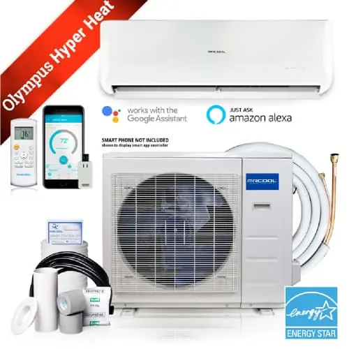 MRCOOL O-HH-12-HP-230B MRCOOL Olympus Hyper Heat 12k BTU Ductless Heat Pump Condenser O-HH-12-HP-230B System