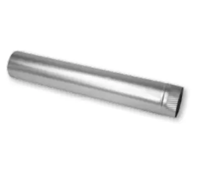 GRAY METAL SOUTH 18-26-448 18 in. x 4 ft. Snaplock Galvanized 26 Gauge Steel Round Pipe