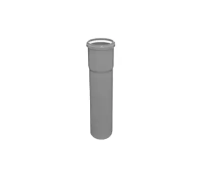CENTROTHERM ECO SYSTEMS ISVL031-16 InnoFlue 3 x 12 in. Polypropylene Rigid Vent Length with Long Socket