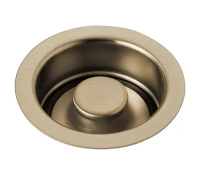 Brizo 69070-GL Luxe Gold Brass Garbage Disposal Flange with Stopper