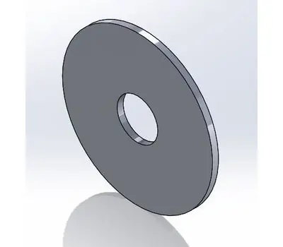 EMPIRE INDUSTRIES 52F0025 1/4 in. Fender Washer Electrogalvanized