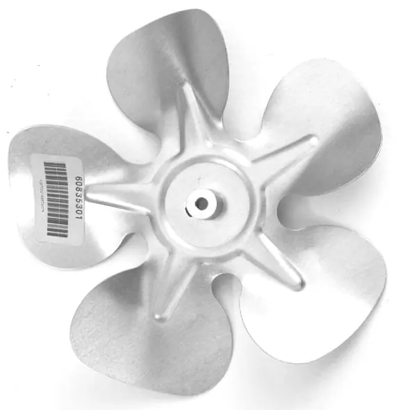 LAU 60-8356-01 Fan Blade 8 Dia 18 Deg 5 Blade CW 5/16 H