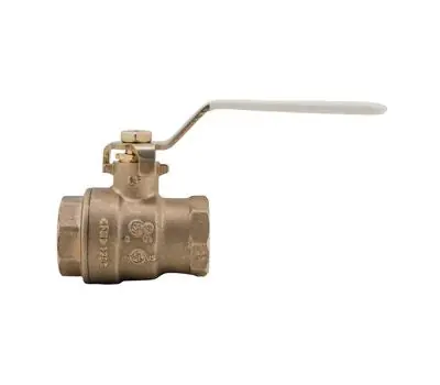WATTS LFFBV-3C-M1 Female Brass Full Port Ball Valve with Lever Handle Lead Free