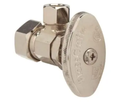 Brasscraft OCR19XNS 1/2 in. Compression x 3/8 in. Compression Brass Stop Valve