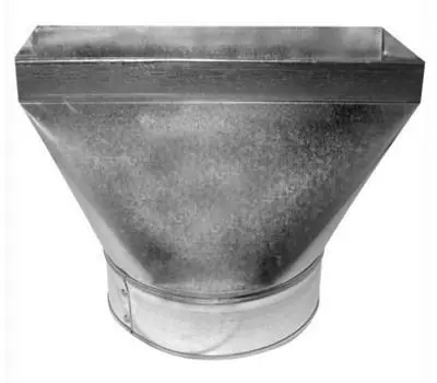 SOUTHWARK METAL 10243106 3-1/4 x 10 x 6 in. Straight Stack Boot