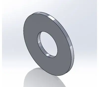 EMPIRE INDUSTRIES 52G0038 7/16 x 1 in. Electrogalvanized Round Washer