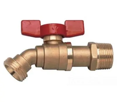 Watts LFBD-QT Lead Free 3/4 in. NPT x NPT Hose 1/4-Turn Boiler Drain Shut-Off Valve