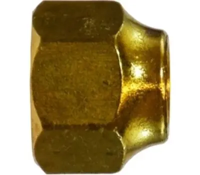 BRASS 440-6 3/8 in. Flare Forged Brass Short Nut