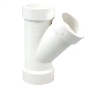 Fittings 4810 4 in. PVC DWV 45-Degree Wye
