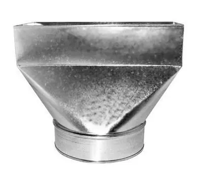 Southwark Metal PH74125 4 x 12 x 5 in. Galvanized Steel Straight Register Boot