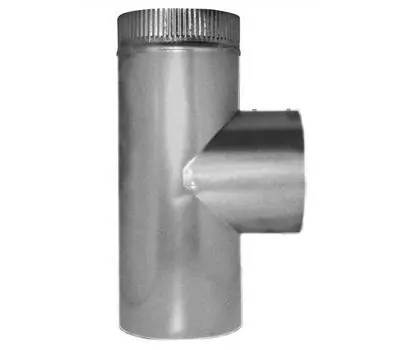 SOUTHWARK METAL 10599 9 in. Galvanized Steel Tee