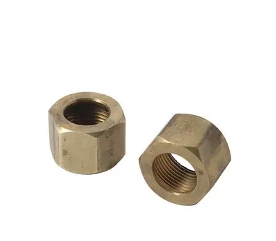 BRASS 61-10 5/8 in. Rough Brass Compression Nut