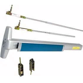 VON DUPRIN 3547A-EO-626-36 Narrow Stile CVR Concealed Vertical Rod Exit Device Exit Only No Trim 36in x Adjustable 80in to 100in