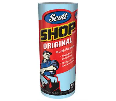 Kimberly-Clark ST Shop Towels Roll of 55