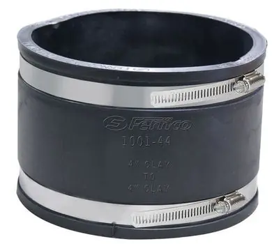 FRENCO 1001-44WC 4 inch W Coast Clay Coupling
