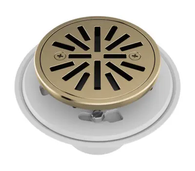 BRIZO BT061414-GL Essential 4 in. Round Tile-In Shower Drain