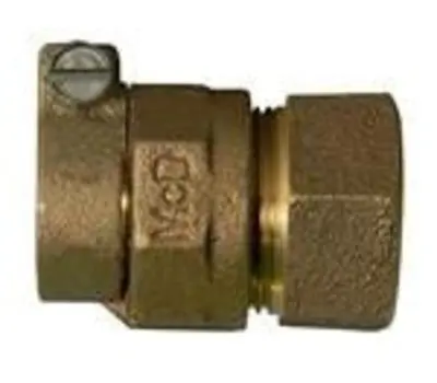 A Y McDonald 74754-33 3/4 in. PEP Comp x Female Brass Straight Adapter, Lead Free
