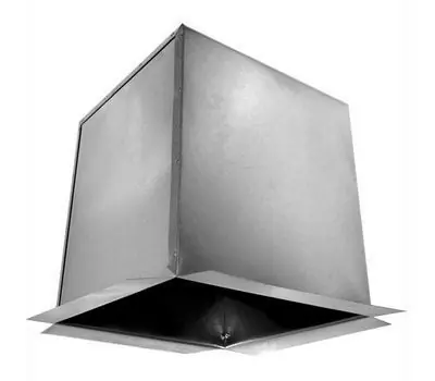 Southwark Metal 73 14 X 14 In. 28 Gauge Galvanized Steel Diffuser Box With Flange