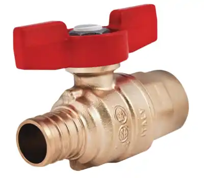 Legend Valve 101-584NL 3/4 in. Sweat x PEX Forged Brass Ball Valve, Lead Free
