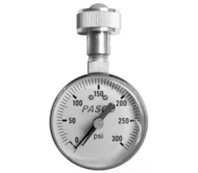 PASCO 1428 Lazy Hand 300 PSI Water Test Gauge