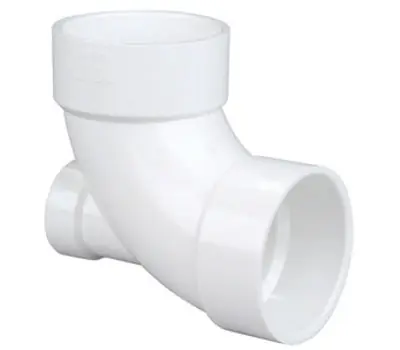 Fittings 4861-LH 3X2 PVC 90 EL W/LO HEEL IN