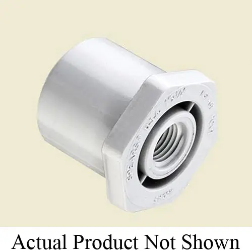 MUELLER INDUSTRIES 438-101 1/2FptX3/4 PVC StrtAdapter#85845