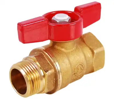 LEGEND VALVE 101-533NL 1/2 in. Male x Female Forged Brass Ball Valve, Lead Free