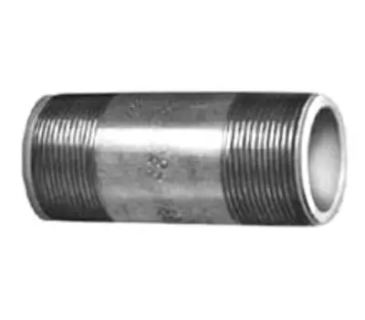 VICTAULIC FA89047Z0T 1 x 4 in. Zinc Electroplated Steel Threaded Dielectric Nipple