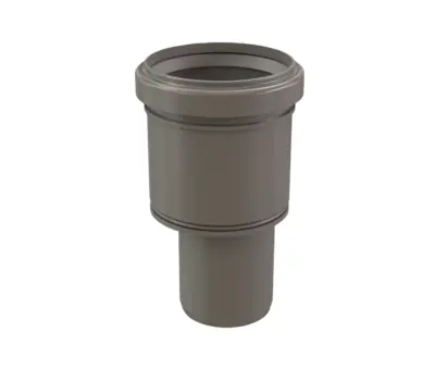 Centrotherm Eco Systems ISRD0302-4 3 to 2 in. Polypropylene Eccentric Reducer