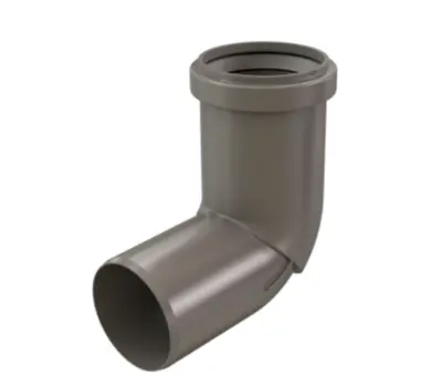 CENTROTHERM ECO SYSTEMS ISELS0387-12 3 in. Polypropylene Zero Radius 87-Degree Elbow