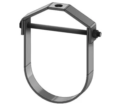 EMPIRE INDUSTRIES 11G0800 8 Galvanized Carbon Steel Adjustable Clevis Hanger