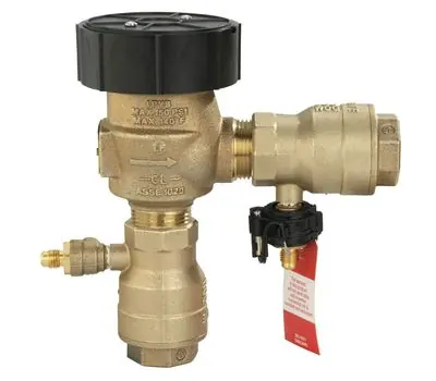 WATTS 800M4-QT-FZ1 Bronze Anti-Siphon Pressure Vacuum Breaker Backflow Preventer with Freeze Sensor