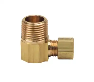 Brass 69-4-6 1/4X3/8 CMPRXMIP ELL