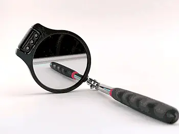 DIVERSITECH MA-IM30A Lighted Led Mirror Round Extendable