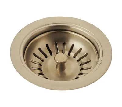 Brizo 69050-GL Brass Kitchen Sink Basket Strainer Luxe Gold