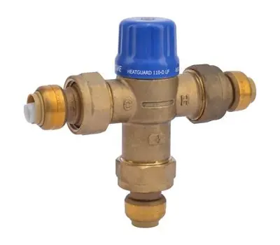 CASH-ACME 24505 3/4 in. Bronze Thermostatic Mixing Valve, Lead Free