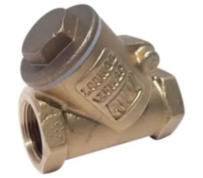 RED-WHITE VALVE 236AB 3/4 in. FNPT Brass Swing Check Valve Lead Free