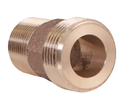 A Y MCDONALD 74619 3/4 in. Male Meter x Male Brass Tandem Adapter