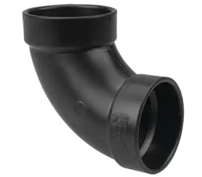 NIBCO 5807-2 2 in. Spigot x Hub ABS 90-degree Street Elbow